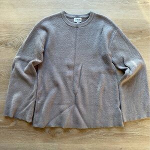 Cozy Beige Crew Neck Sweater